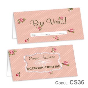 Place Card nunta CS36